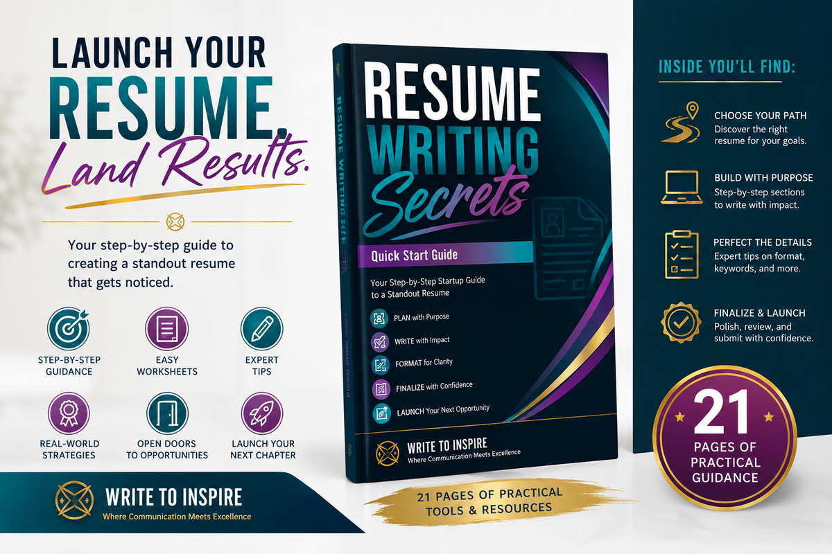 Resume Writing Secrets: Quick Start Guide