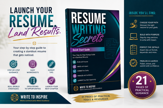 Resume Writing Secrets: Quick Start Guide